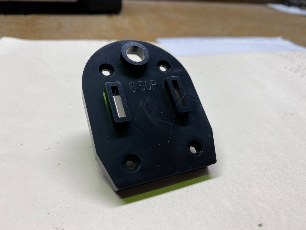 Molded housing with inserts